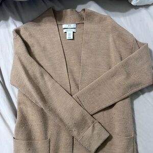 100% fine merino wool cardigan